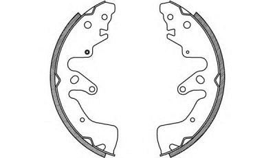 OPEN PARTS bsa222800 -  Комплект тормозных колодок